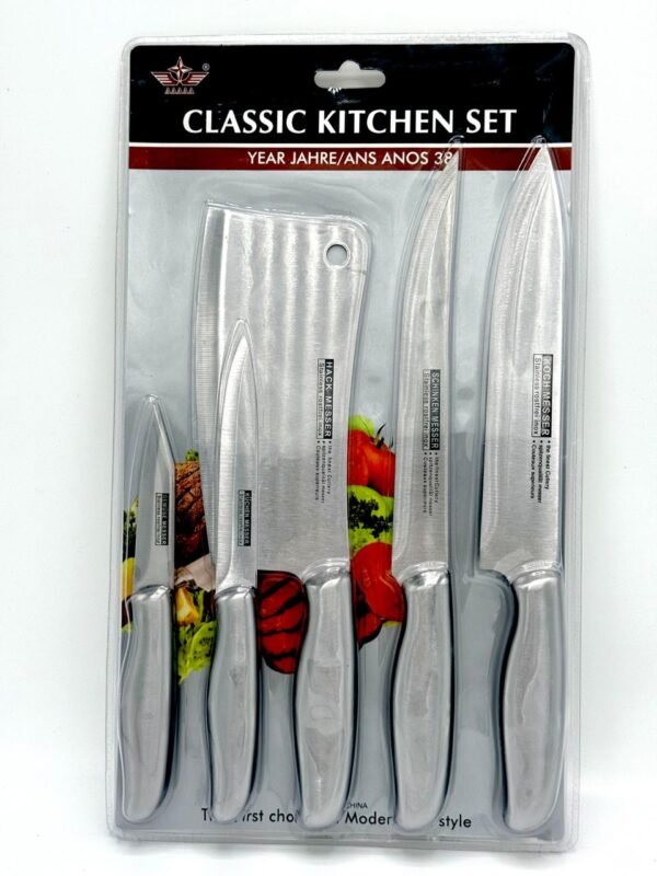 Classic Kitchen Knife Set (5 Pcs)