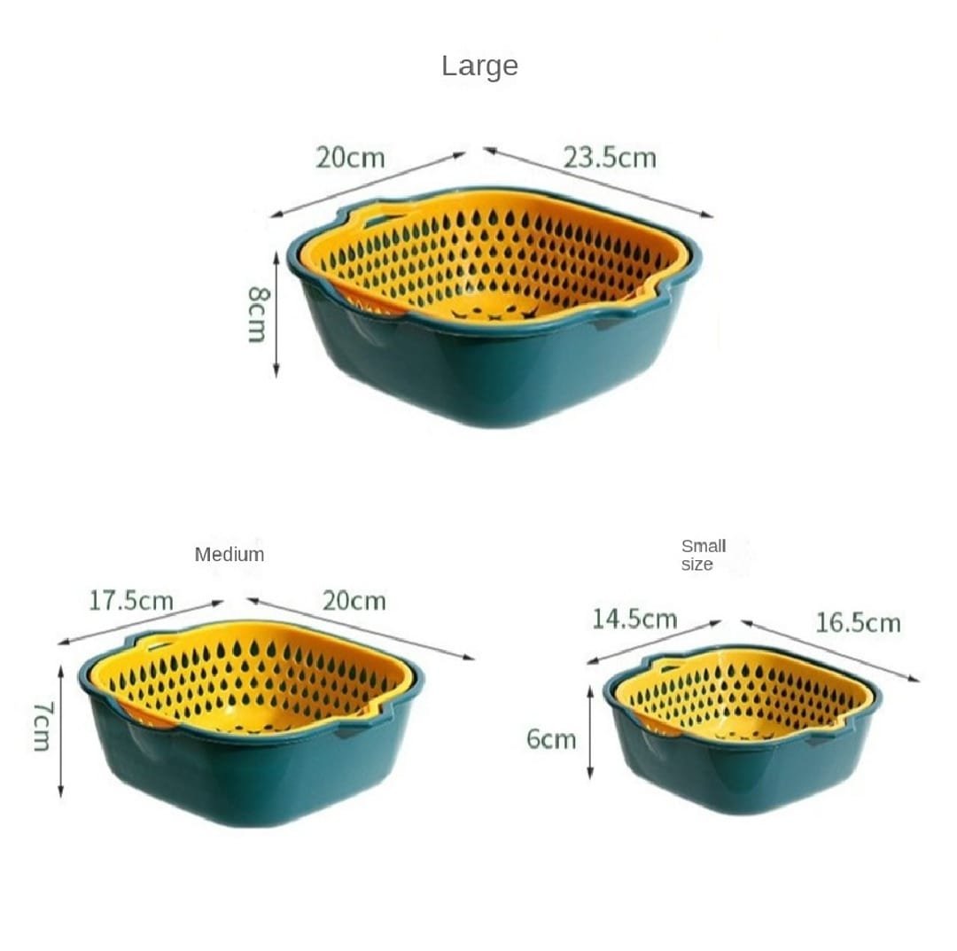 Double Layer Drain Basket (Strainer Bowl) - Image 2