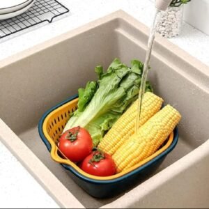 Double Layer Drain Basket (Strainer Bowl)