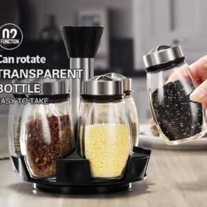 Rotating Spice Jar Set