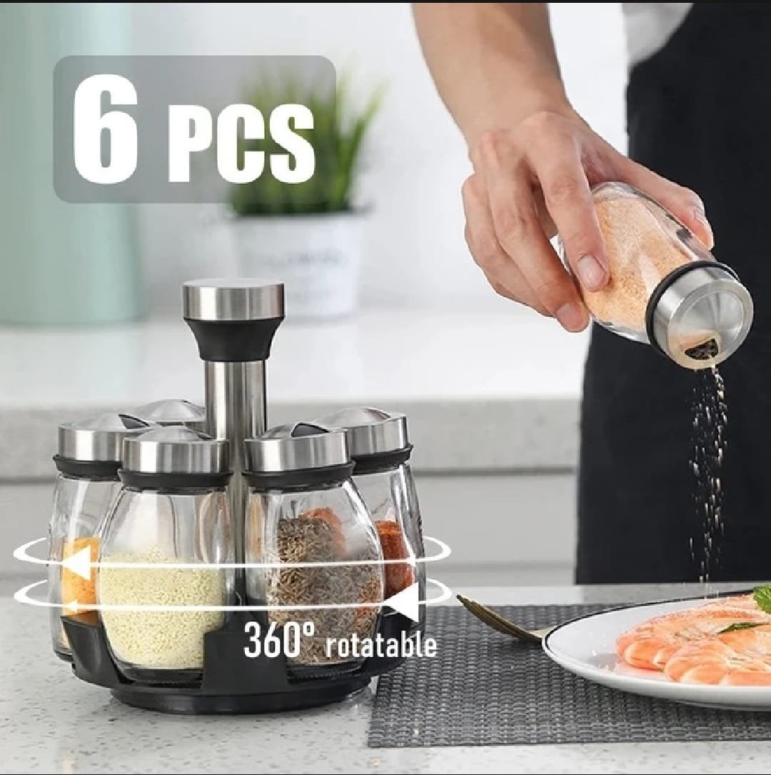 Rotating Spice Jar Set - Image 4