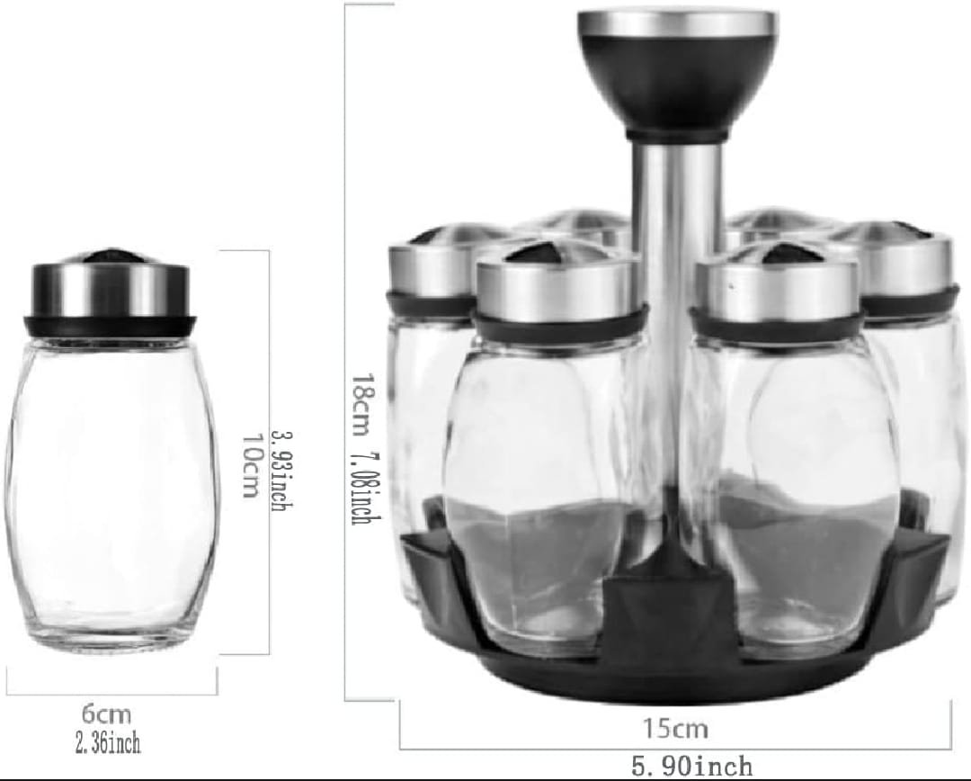 Rotating Spice Jar Set - Image 2